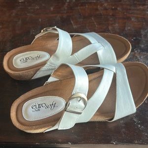 Euro Soft white sandals